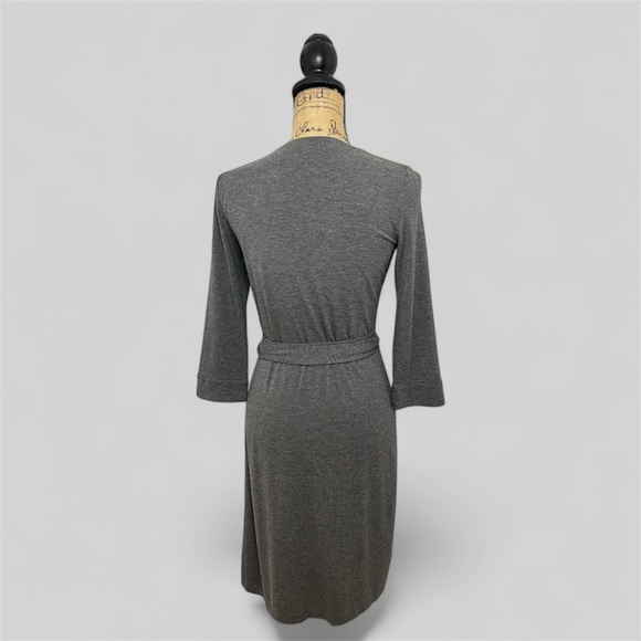 Diane Von Furstenberg New Julian Two Gray Wrap Dress - Picture 15 of 16